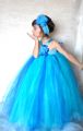 Rochie albastra printesa copii 07